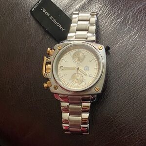 Andrew Marc Two-Tone Silver and Gold Watch